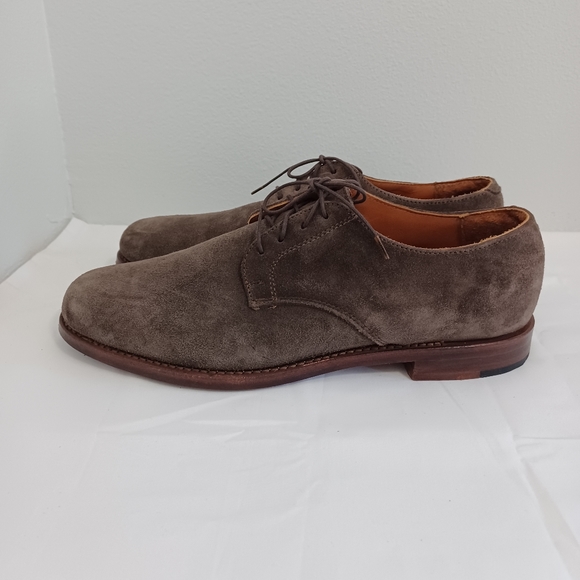 RANCOURT&CO. Loafers men\'s suede shoes size 10D made in U.S.A lace-up main image 9